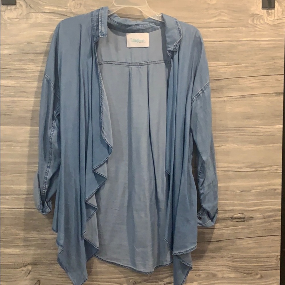 Soft Jean Cardigan
